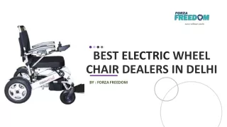 BEST ELECTRIC WHEELCHAIR DEALERS IN DELHI