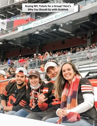 Buying NFL Tickets for a Group? Here’s Why You Should Go with StubHub