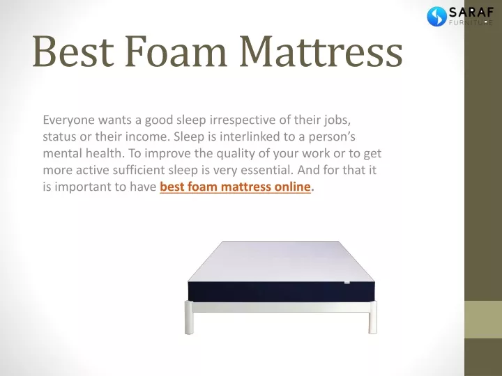 best foam mattress