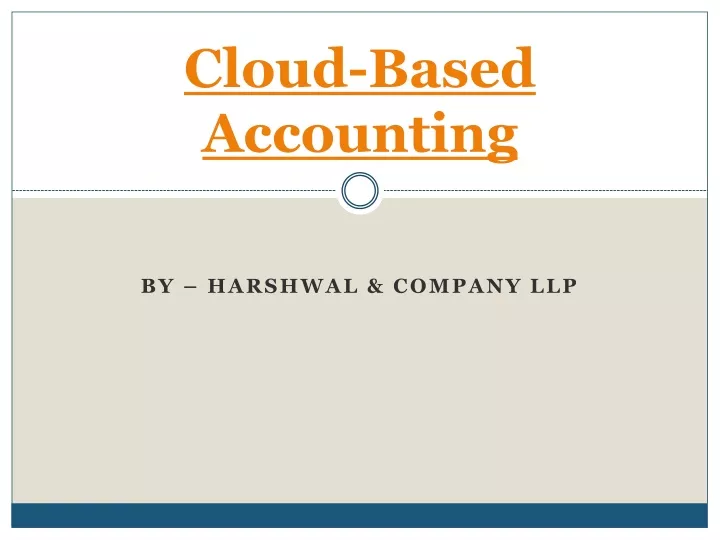 cloud based accounting