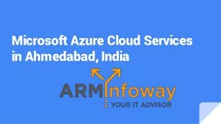 Microsoft Azure Cloud Services in Ahmedabad, India