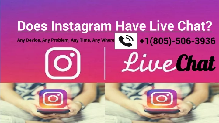 does instagram have live chat