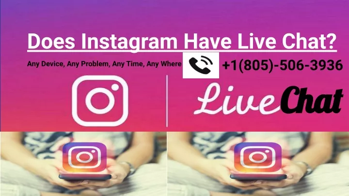 does instagram have live chat