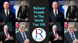 Richest People In The World top 100