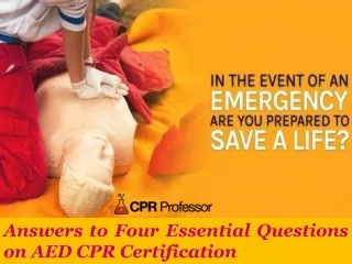 answers to four essential questions