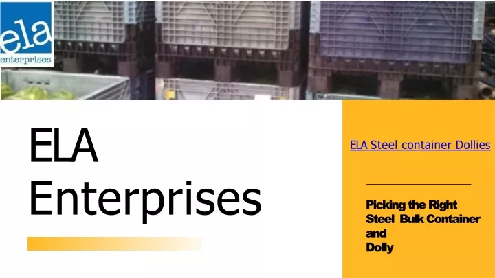 ela enterprises