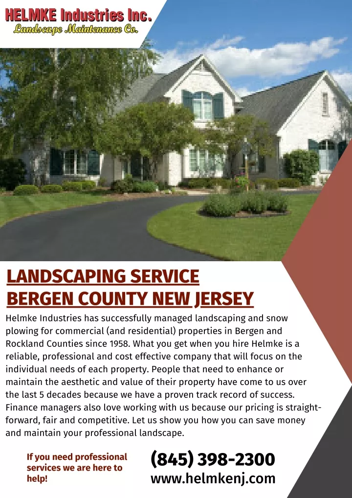 landscaping service bergen county new jersey