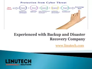 Experienced with Backup and Disaster Recovery Company - linutech.com