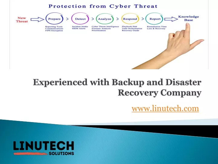 experienced with backup and disaster recovery company