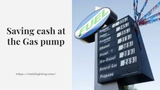 Saving cash at the Gas pump