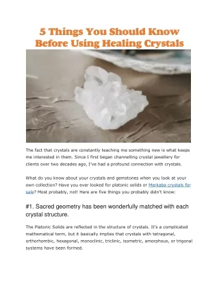 Merkaba crystals for sale