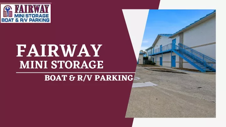 fairway mini storage boat r v parking