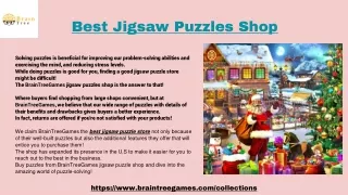 best jigsaw puzzles shop