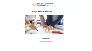 nicholas george builders ltd published