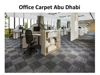 office carpet abu dhabi