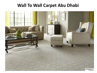 wall to wall carpet abu dhabi