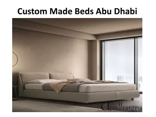 custom made beds abu dhabi