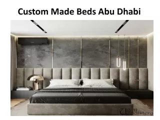 custom made beds abu dhabi