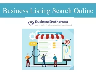 business listing search online