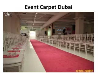 event carpet dubai