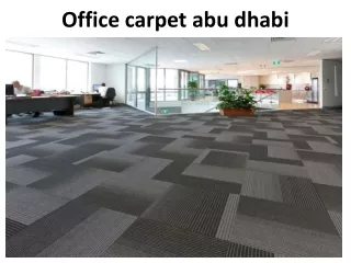 office carpet abu dhabi