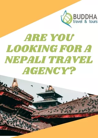 Are You Looking For A Nepali Travel Agency