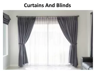 curtains and blinds