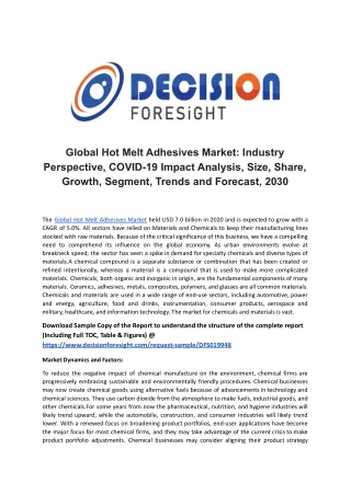 Global Hot Melt Adhesives Market.docx