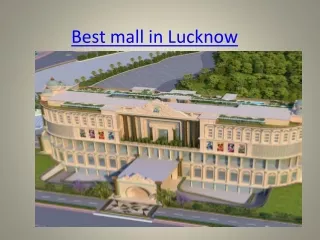 Best mall in Lucknow