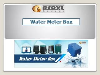 water meter box