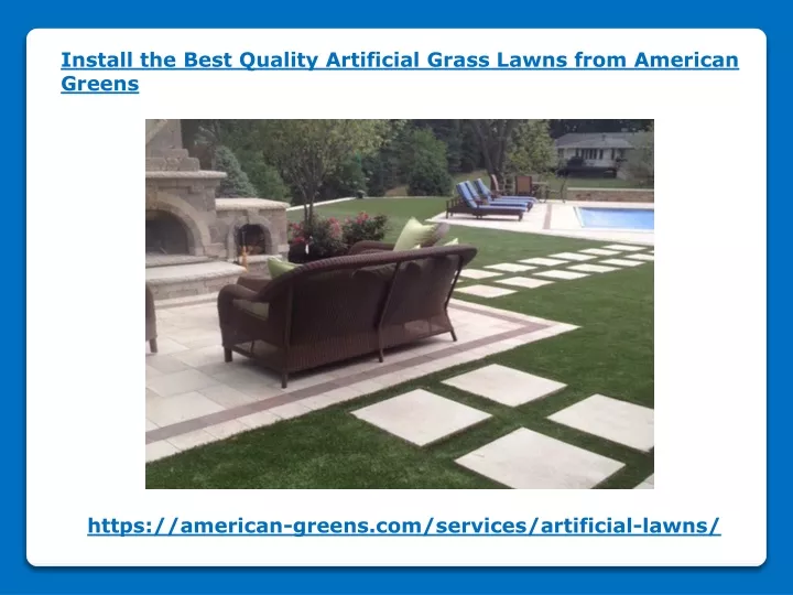 install the best quality artificial grass lawns
