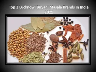 Top 3 Lucknowi Biryani Masala Brands in India 2021