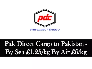 pak direct cargo to pakistan