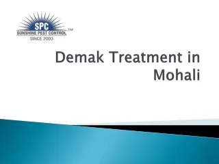 Demak Treatment in Mohali