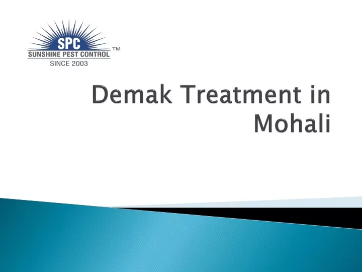 demak treatment in mohali