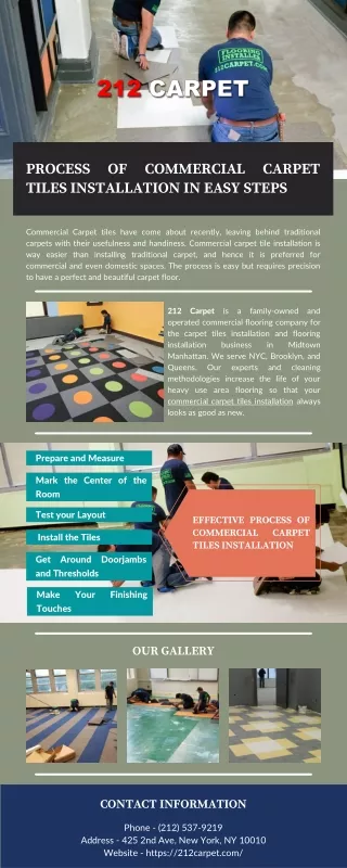 process tiles installation in easy steps