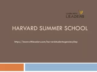Harvard Summer School