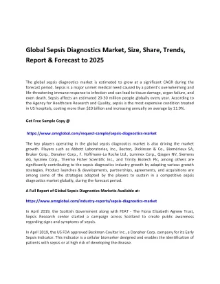 global sepsis diagnostics market size share