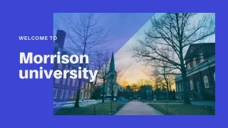 Morrison university