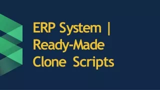 Best Readymade ERP Clone Script - DOD IT Solutions