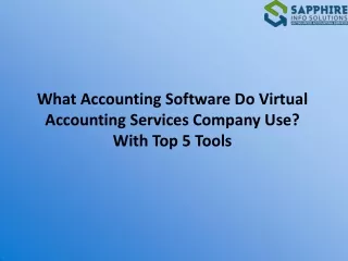 what accounting software do virtual accounting