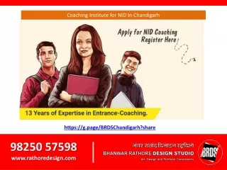 Coaching Institute for NID In Chandigarh
