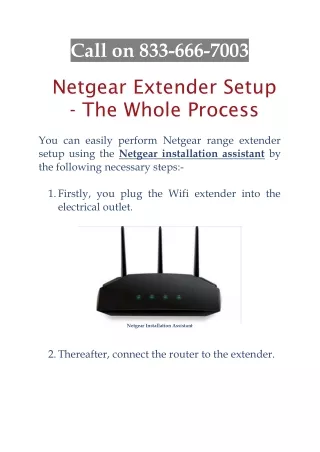 Netgear Extender Setup - The Whole Process