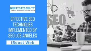 effective seo techniques implemented
