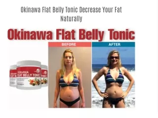 Do You Want Flat Belly Then Use Okinawa Flat Belly Tonic