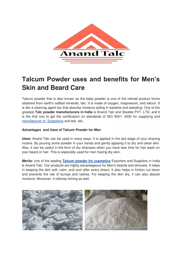 talcum powder uses and benefits for men s skin