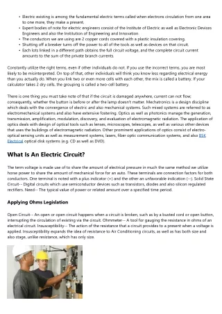 What Is The Fundamental Electric?