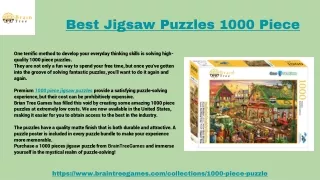 best jigsaw puzzles 1000 piece