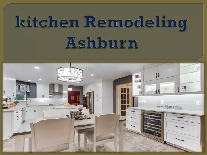 kitchen remodeling ashburn