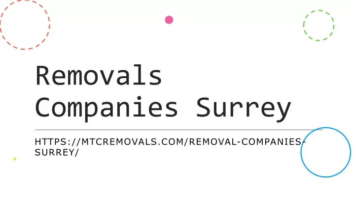 removals companies surrey